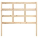 vidaXL Sengegavl 105,5x4x100 cm heltre furu