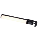 Cleo vegglampe Sort med stikkontakt for baderom 6W IP44 3000 Kelvin   49 cm