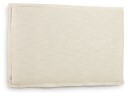 Kave Home Tanit Sengegavl, 160x100, Hvit lin   Unoliving
