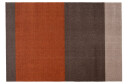 tica copenhagen Stripes by tica, horisontal, entréteppe Brown-terrakotta, 90 x 130 cm