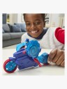 Marvel Avengers Captain America Figur med Motorsykkel 10 cm - Actionleketøy