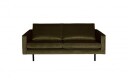 BePureHome - Rodeo 2,5 pers. sofa fløyel - Hunter green