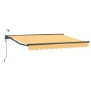 vidaXL Elektrisk Utrekkbar Markise sand 4,5 × 3,5 m