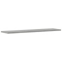  Hylleplater 4 stk betonggrå 80x20x1,5 cm konstruert tre