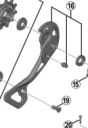 Shimano Rd-M9000 Gs Ytterplate