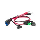 Victron Energy Tilkoblingskabel m sko M8 m/30A sikring