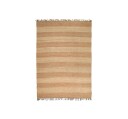 Stripes jute teppe nature