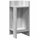  Sidebord med hylle grå sonoma 25,5x27x60 cm 8721158574312