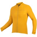 Endura PRO S/L langermet sykkeltrøye yellow mustard herre