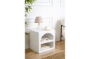 Lorin Nattbord 50 cm - Hvit