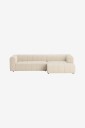 Ellos Home   Sofa Corvetta 4 seter med sjeselong   Hvit