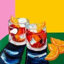 Negronis No1 Plakat Plakat / 70x70cm