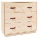 vidaXL Skjenk 80x40x75 cm heltre furu