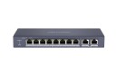 Hikvision Value Series Ds-3E0310p-E/M - Switch - Ikke-Styrt - 8 X 10/100 (Poe+) + 2 X 10/100/1000 - Stasjonær - Poe+ (60 W)