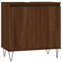  Baderomsskap brun eik 58x33x60 cm konstruert tre