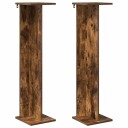 vidaXL Planteholder 2 pcs Røkt Eik 25 x 25,5 x 100,5 cm Konstruert tre