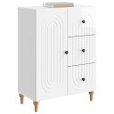  Serviesskap Høgglans hvit 66 x 34,5 x 90 cm Konstruert tre