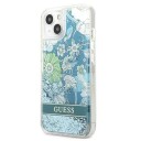 Gjett Guhcp13mlflsn Iphone 13 6,1 Tommer Grønn/Grønn Hardt Deksel Flower Liquid Glitter