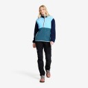 Revolutionrace Dame Overdeler Fleece & midlayers Canyon Half zip Pile Fleece Dame Navy/Alaskan Blue XS