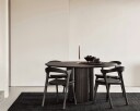 Ethnicraft Roller Max spisebord Ø150 cm Mørkebrunbeiset mahogny