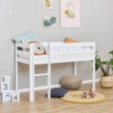 Hoppekids Halvhøy Seng Eco Comfort 70x160cm Hvit