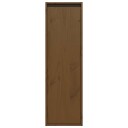vidaXL Veggskap honningbrun 30x30x100 cm heltre furu