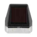 Minivegglampe med solcelledrift og skumringssensor