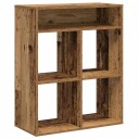  Bokhylle gammelt tre 66x31x80 cm konstruert tre