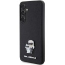 Karl Lagerfeld Mobildeksel S24 Plus Saffiano Svart