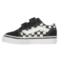 Vans Sko Old Skool V Svart/Hvit Rutet Vans 25,5 Sko