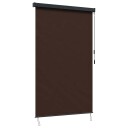 vidaXL Rullegardin Brun 60 x 250 cm Stoff og Aluminium