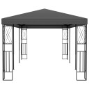 vidaXL Paviljong 3x6 m antrasitt stoff