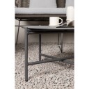 Venture Design Davao sofagruppe Mørk grå/brun 2-seters sofa, 2 lenestoler og bord 70 cm