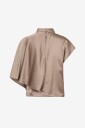 co’couture   Bluse IdunCC Cape SS Blouse   Beige
