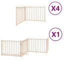 Vidaxl Hundeport Sammenleggbar 12 Paneler 960 cm Poppeltre