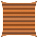  Solskygge seil Oransje og Brunt 3,6 x 3,6 m