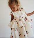 Konges Sløjd Kjole   Lunella   Man Grand Cherry   Konges Sløjd   2 år (92)   Kjole Beige Hvit Rød