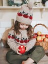 Fliink Ull Star Apple Pullover Sandshell (104 / 4 år)