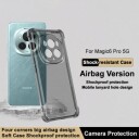 Honor Magic6 Pro Imak Drop-Proof TPU-deksel Gjennomsiktig Svart