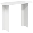 vidaXL Konsollbord Høgglans hvit 100 x 39,5 x 75 cm Konstruert tre