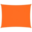 vidaXL Solseil oxfordstoff rektangulær 2,5x3,5 m oransje