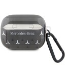 Mercedes Large Star Pattern Case for AirPods Pro 2 (2022/2023) Black