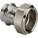 5 stk 18 mm x 1/2" Sanpress Inox koblingskobling
