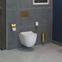 LAVABO GLOMP RIMLESS VEGGHENGT TOALETT HVIT