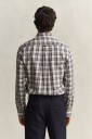 Gant Regular Fit Twill Checked Shirt Sand