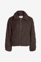 Vila Jakke i fuskepels viDorte L/S Jacket/pb Brun