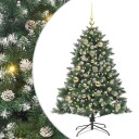  Kunstig juletre grønn 105 x 105 x 150 cm PVC og plast og stål