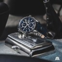 Maurice Lacroix Herreklokke PT6038 SSL24 430 4 Pontos Blå/Lær Ø43