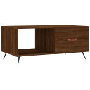  Salongbord brun eik 90x50x40 cm konstruert tre 8720845441074
