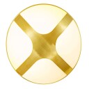 Nordlux Cross 20 Vegglampe Brass